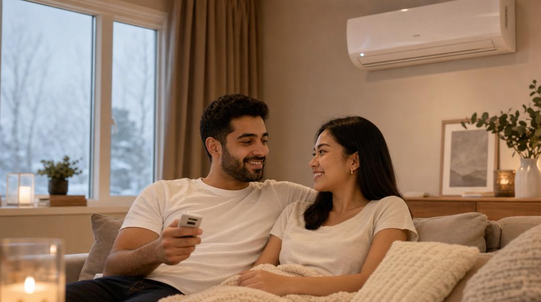 Sneller warmte in huis met airco